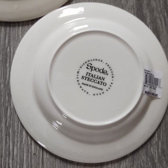 2 Cups & 4 Saucers Spode Steccato Collection Teacup & Saucer Set, Stripe Cobalt - Picture 14 of 15